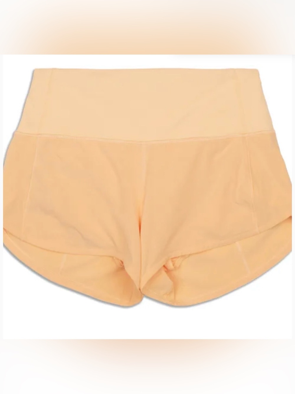 lululemon speed up shorts 2.5” in summer glow color